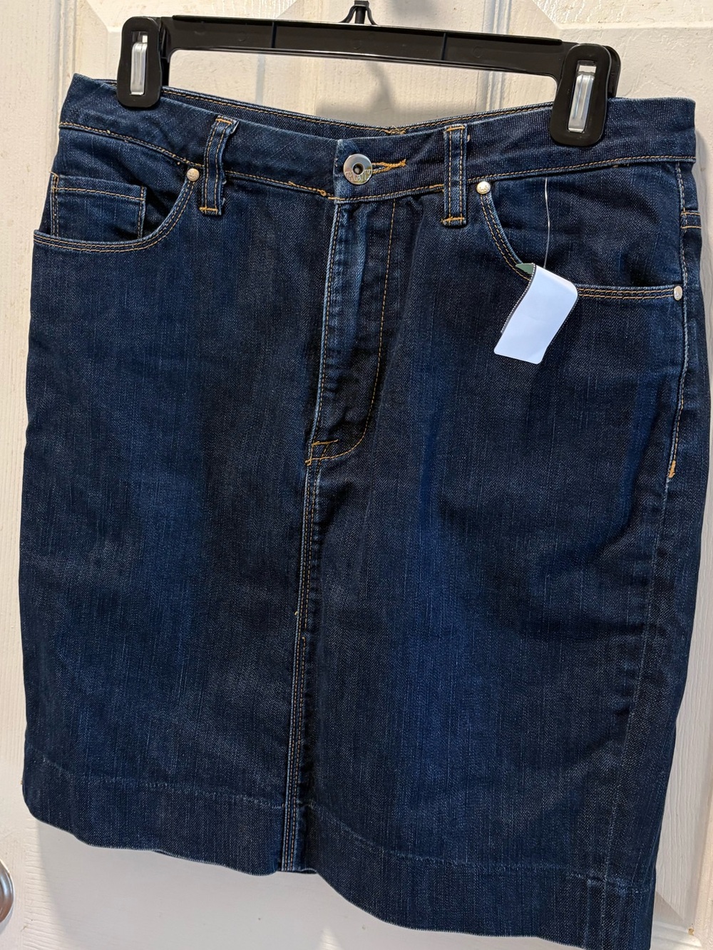 Blank NYC Dark Indigo Slim Denim Skirt